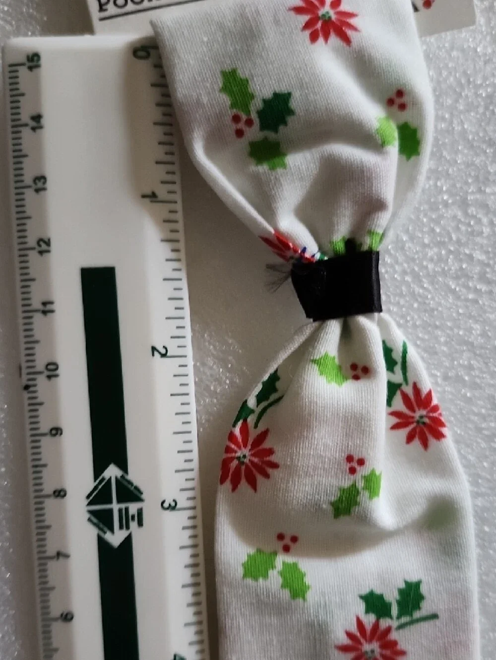 Pookie's Party White Holiday Slip-Over Dog Collar Tie